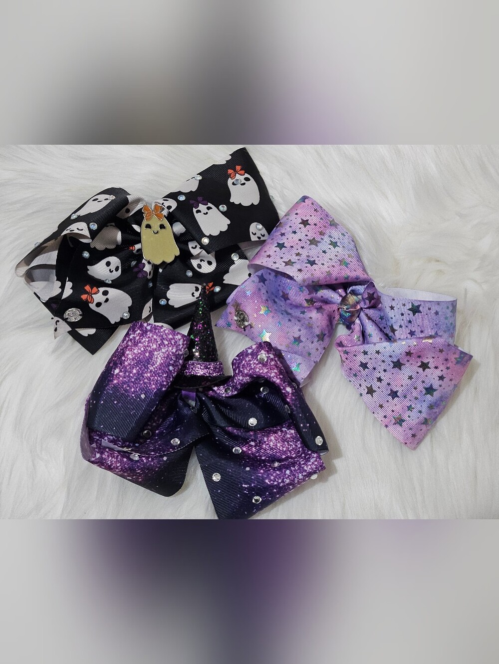 JoJo Siwa hair bow Halloween theme set of 3